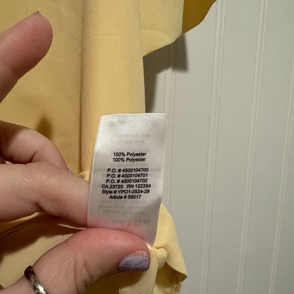 Aritzia Randy Women's Yellow Top - Picture 4 of 5